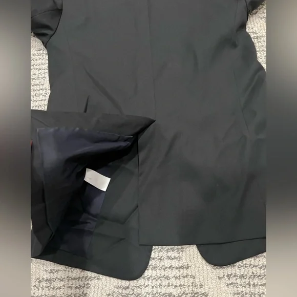 EVERLANE The Italian GoWeave Preppy Black Wool Blazer - Picture 12 of 12